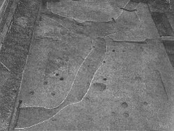 写真：弥生時代の方形周溝墓