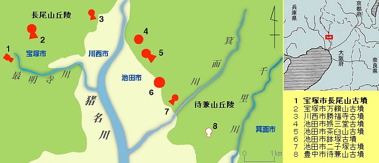 長尾山地図